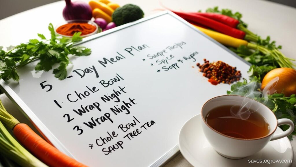 Chole Bowl” and “Wrap Night
