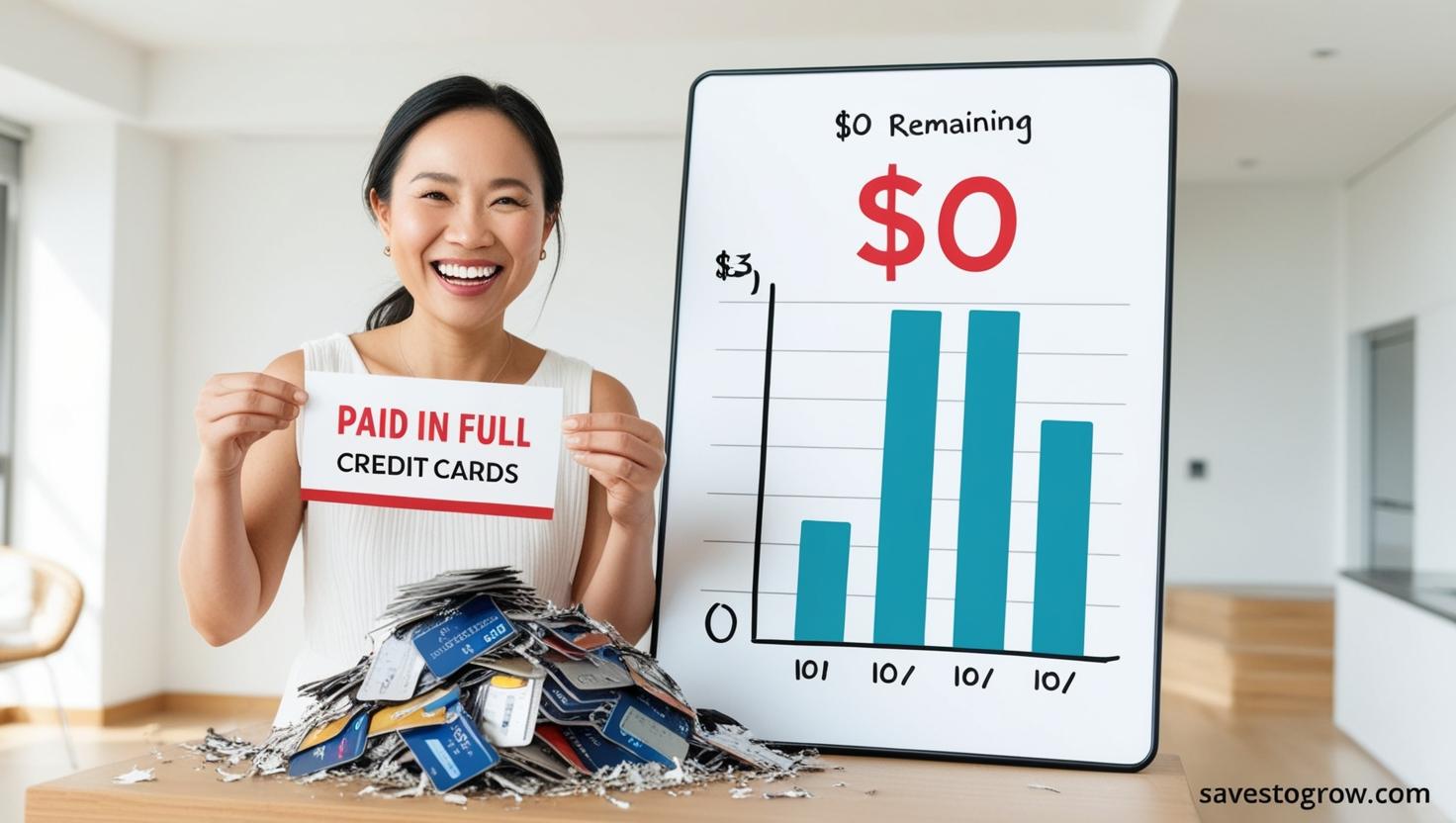 Paid in Full” notice or shredded credit card