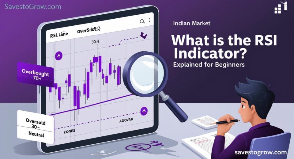 RSI (Relative Strength Index) line“Overbought” (70+) “Oversold” (30 ) and “Neutral