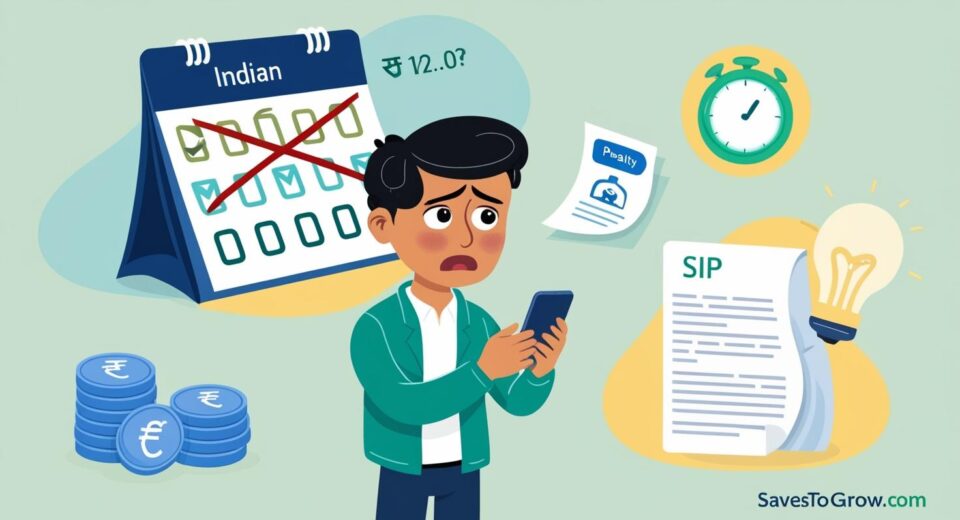 SIP Systematic Investment Plan date crossed out or missed