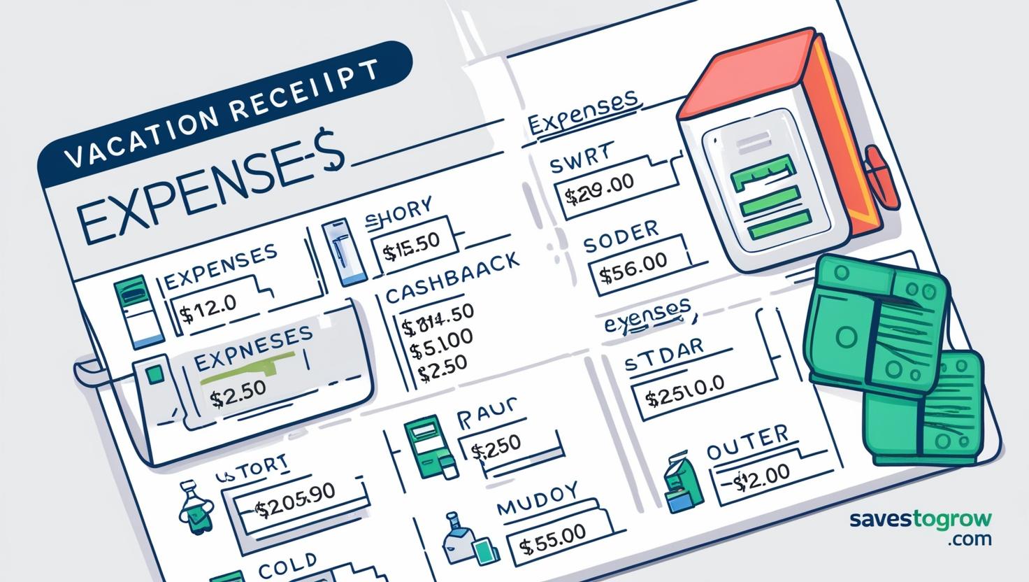 Image showing each expense tagged with the cashback source that paid for it