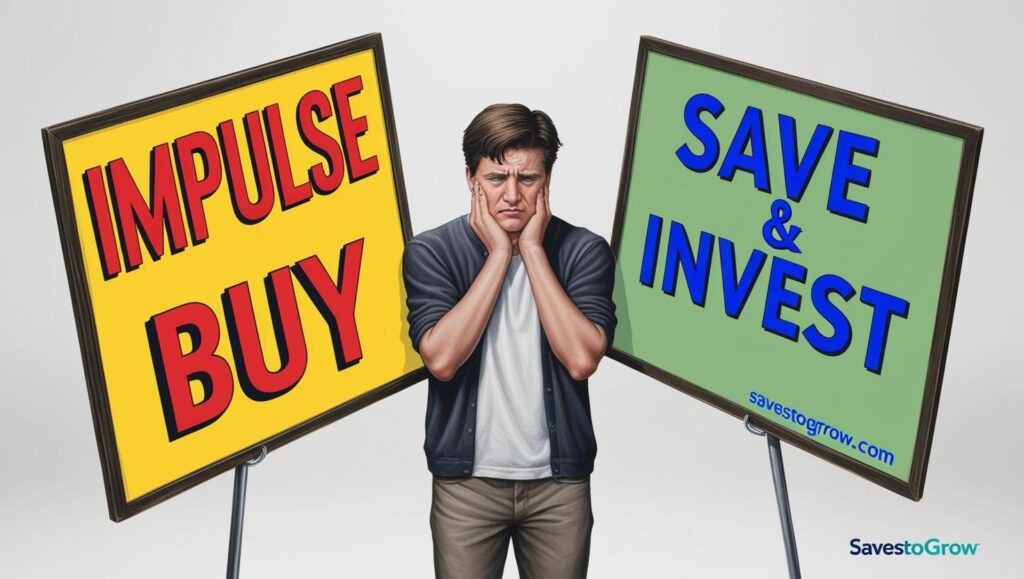 “Impulse Buy” vs “Save & Invest”