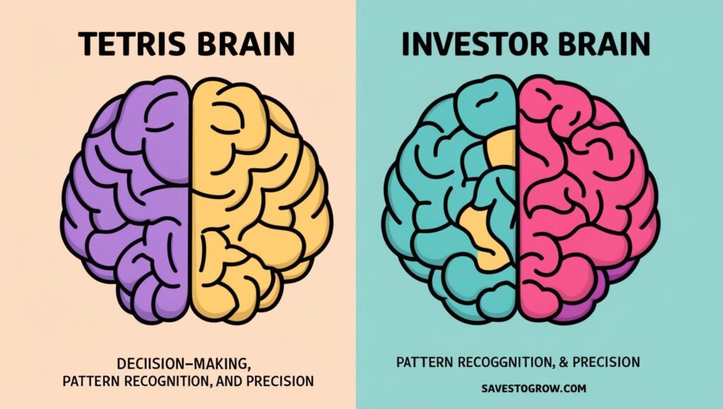 Side by side comparison visual showing overlap in decision making pattern recognition and precision